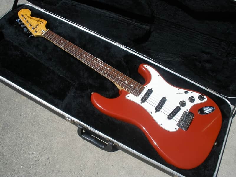 1981 Fender Stratocaster - International Colors Series - Morocco Red - VERY RARE image 1