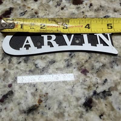 Carvin Metal Amp Or Case Logo Badge Emblem image 2