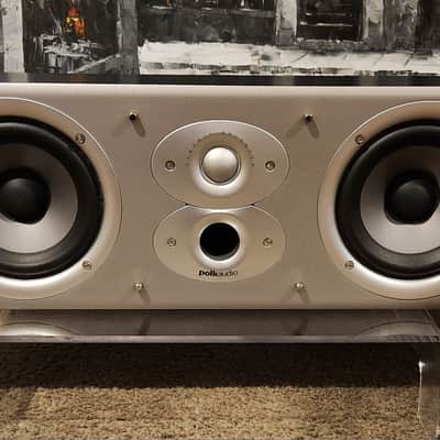 Polk Polk Audio CSi3 2-way center channel speaker 90s - Black wood veneer image 2