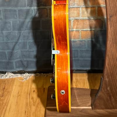 RARE! Epiphone Caiola 1966 ALL Original-1 5/8” Nut-Slim Taper Neck-Faded Cherry image 11