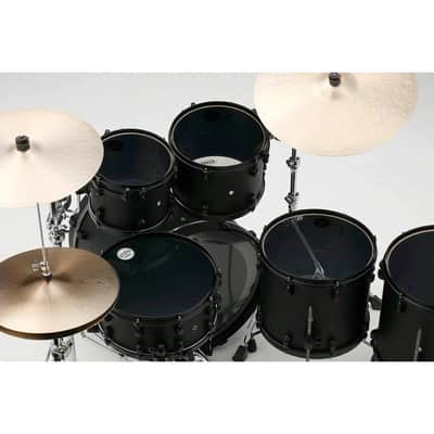 Tama Starclassic Performer 5pc Drum Set Flat Black image 5