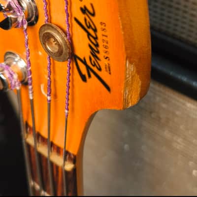 Fender Precision Bass Fretless with Rosewood Fingerboard 1978 Sunburst imagen 4