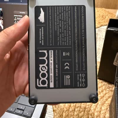 Moog Minifooger MF Drive v2 2013 - Black image 4