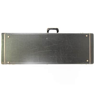 Vintage Fender G&G Guitar Case Late 60s Early 70s Black Tolex Orange Interior image 4