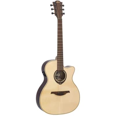 Lag T218ACE Auditorium Cutaway Acoustic-Electric, Natural. New with Full Warranty! image 12