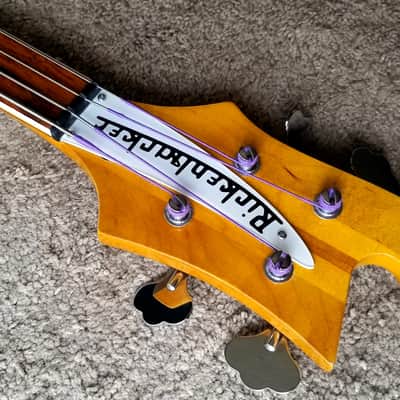Left-Handed Paul McCartney fretless 4001 Rickenbacker Custom Build Bass image 9