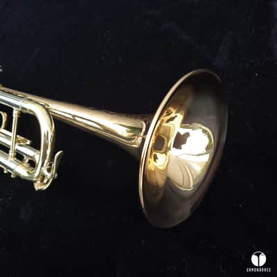 First Yamaha YTR-1 Lacquered Brass made in Japan,designed by Schilke gamonbrass image 4