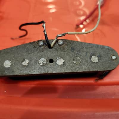 FENDER STRATOCASTER PICKUP 1976 grey bottom, rewound, reads 5.83 image 8