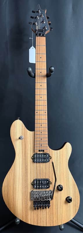 EVH Wolfgang Standard Exotic Zebrawood Electric Guitar Natural Satin Finish image 1