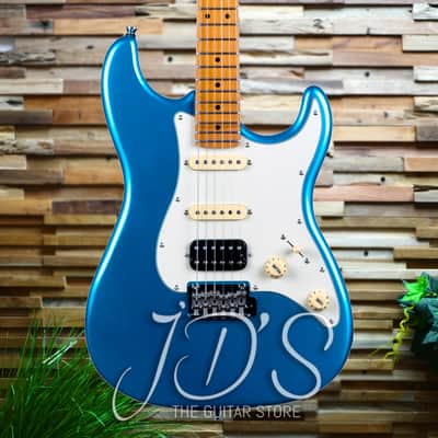 JET Guitars JS-400 HSS Roasted Maple, Lake Placid Blue 2024 image 3