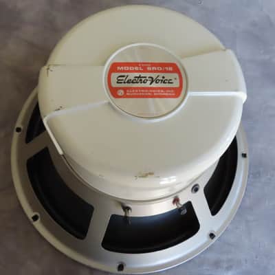 ELECTRO-VOICE SRO/15 70's near MINT w/ Original Cone #76575 CLEAN & Paperwork Schematic image 1