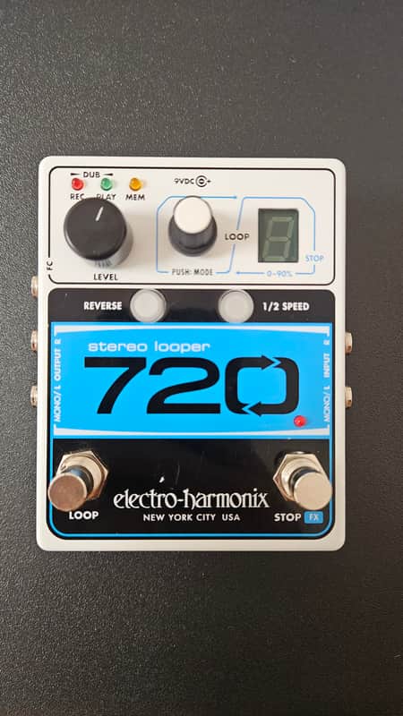 Electro-Harmonix 720 Stereo Looper 2015 - Present - Black / White / Blue image 1
