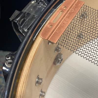 Final Cry - 6x14" 10-Lug Wood Snare Drum - White Marine Pearl image 18