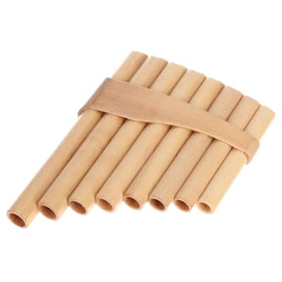 HORA Soprano Pan Flute - 8 Pipes - Maple Wood - Handmade in Romania image 2