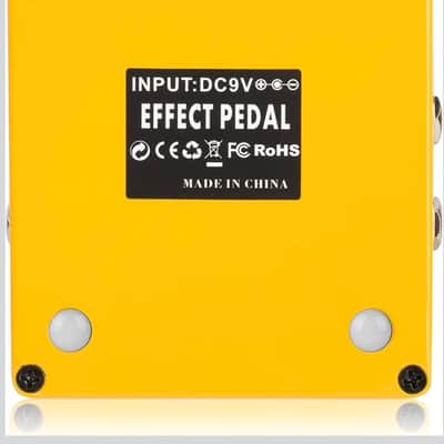 Caline Caline CP 83 Yellow Bass Chorus Effects Pedal Analog Circuit Mono-Stereo 2024 - YELLOW image 6