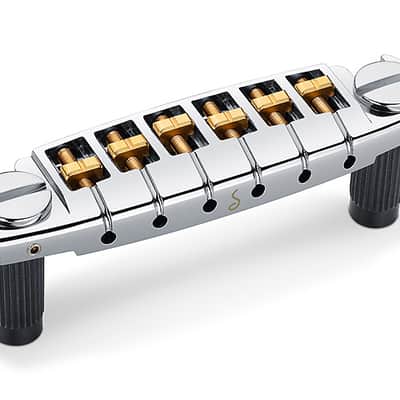 ABM 3021 Compensated Wraparound Bridge Tailpiece (Nickel, Brass