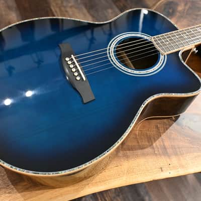 PRS SE Angelus A60E Cobalt Blue Burst #717 image 18