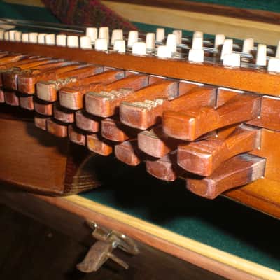 Swedish Nyckelharpa keyed fiddle folk instrument chromatic sympathetic strings world 20 stops on top image 9