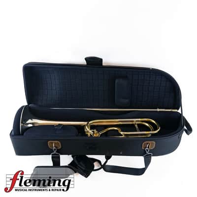 Adams Custom TB1 Professional Tenor Trombone - Two-Tone Rose Brass/Silver (Serial #055) image 22