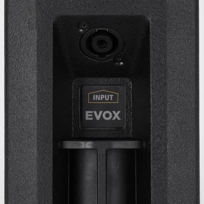 RCF EVOX JMIX8 Active 12" 1400W Line Array Column PA System w/ 8-Input Mixer + RCF NX 10-SMA Stage Monitor image 3