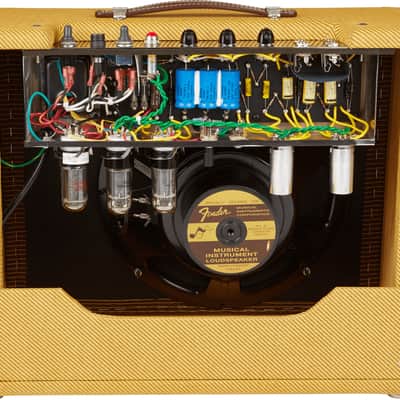Fender '57 Custom Deluxe 2-Channel 12-Watt 1x12" Guitar Combo - Lacquered Tweed - MINT COND'N image 7