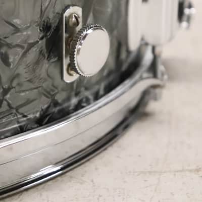 Rogers 5x14" Powertone 8 Lug Snare Vintage 1960's Black Diamond Pearl image 3