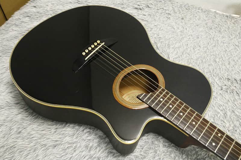 Yamaha APX-6S Electric-Acoustic Guitar Classic 1980s Model Black