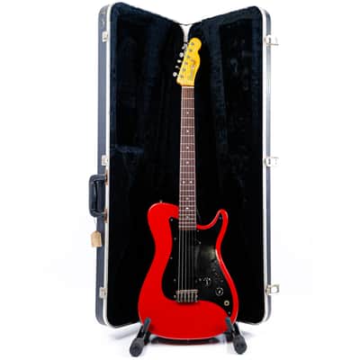 1981 Fender Bullet S-1 Standard Red w/ Integrated Pickguard/Bridge, Designed by John Page, OHSC image 3