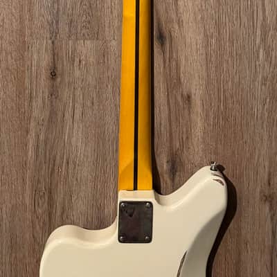 Big River “Jazzcaster” • Aged Vintage White over Met.Copper Nitro • Aged Maple/Rosewood/Binding/Blocks/Matching Headstock • A5P90 image 18