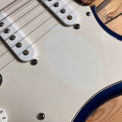 2005 Fender Stratocaster Floyd Rose Electric Guitar Mexico HSS 60th Anniversary image 4