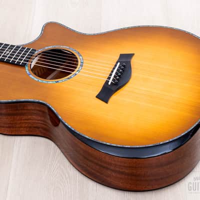 2022 Taylor Custom Grand Auditorium Acoustic Electric Guitar Adirondack Spruce + Mahogany image 11