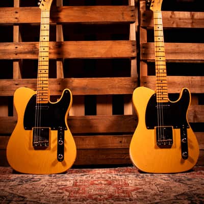 Fender Custom Shop 51 Nocaster Journeyman Relic Nocaster Blonde 57 Soft V Neck R149741 imagen 9