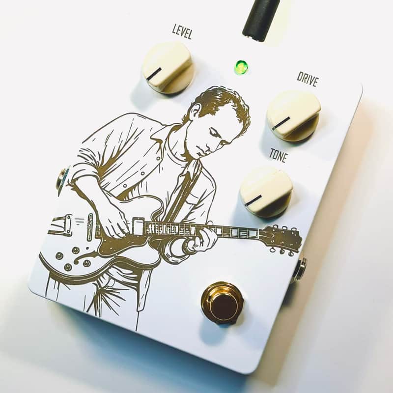 Handmade Guitar Pedal Clone with Mark Knopfler Artwork image 1