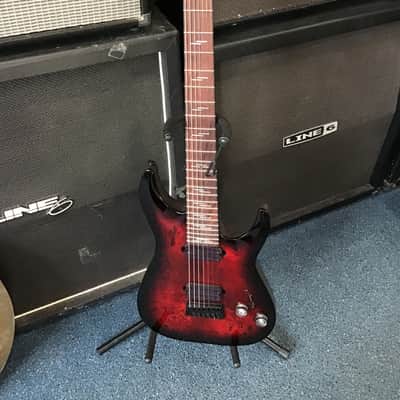 Schecter OMEN ELITE 7 CHERRY BURST LATE 2000’s - CHERRY BURST image 1