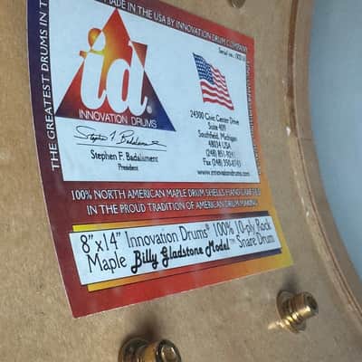 Rikkie Rockett's Poison, Innovation Drums 2000-2002 Tour Maple Kit, 7 Piece Set, Gladstone Style Snare Custom Cheetah Airbrush Finish. Signed! image 16