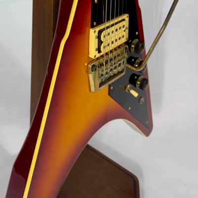 Ibanez X Series Rocket Roll II RR-550 W/ OHSC MIJ Japan 1983 - Cherry Sunburst image 4