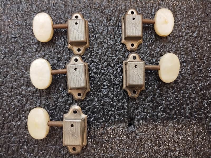 Vintage 1950's -60's Framus Guitar Tuner - 3/Side - Bass or Treble Side - One Tuner image 1
