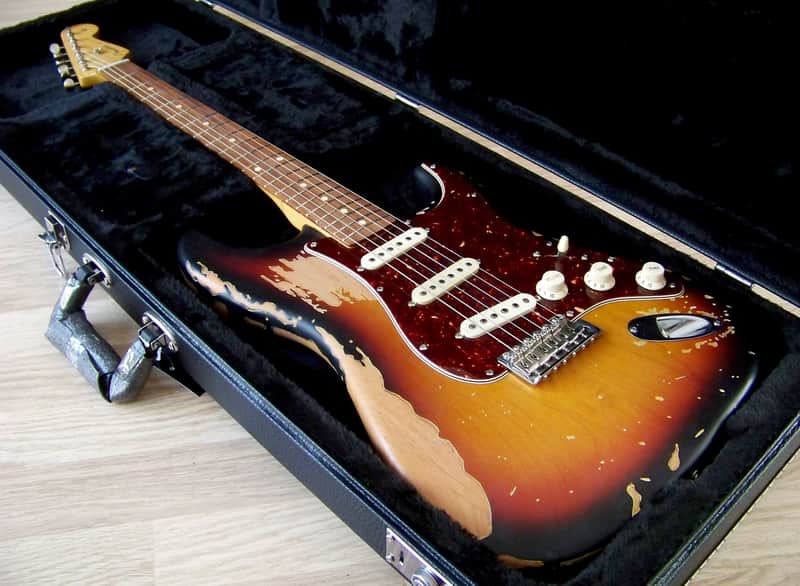 TPP John Mayer 62' Sunburst Fender USA 60's Stratocaster Tribute - Relic 'Big Dippers' image 1