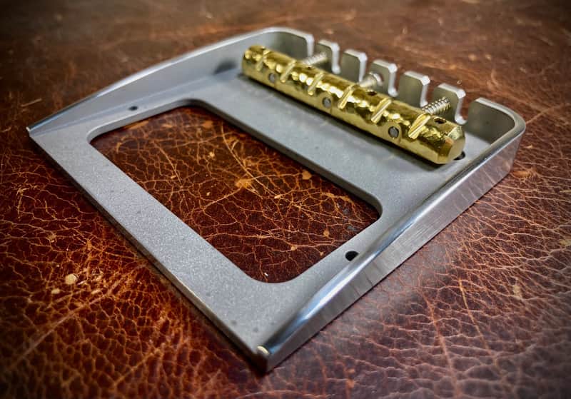 Van Dyke-Harms Filtertron/Bigsby Bridge and Monolithic Saddle Combo 2024 - Stainless Steel image 1