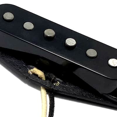 Blue Fire AlNiCo V Single Coil Individual Middle Position Dedicated Pickup, 9K Hot Wound Performance, Black Cover image 1