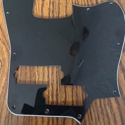 Squier Vintage modified Jaguar Bass V pickguard 2014 Black image 1