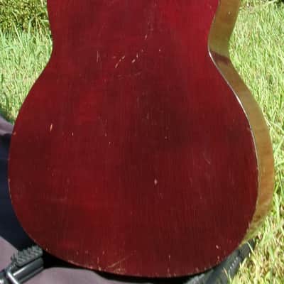 CIRCA 1963 Yamaha Nippon Gakki Dynamic Guitar No.10 Red Label image 8