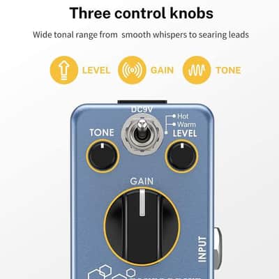 Blues Drive Overdrive Guitar Effect Pedal True Bypass image 8