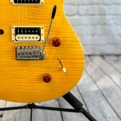 PRS SE Custom 22 Semi-Hollow Santana Yellow (2021) image 3