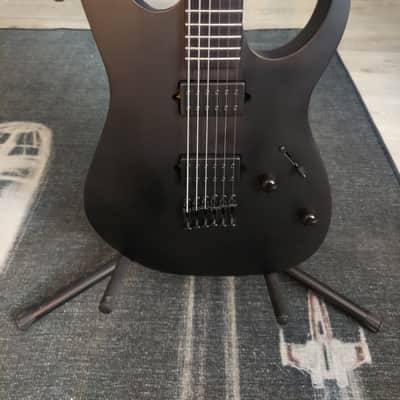 Ibanez RGRTBB21 Iron Label Baritone 2023 - Present - Black Flat image 3