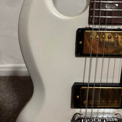 *HEAVILY MODIFIED* Gibson SG Special 1972 - 1977 - White Refin image 7