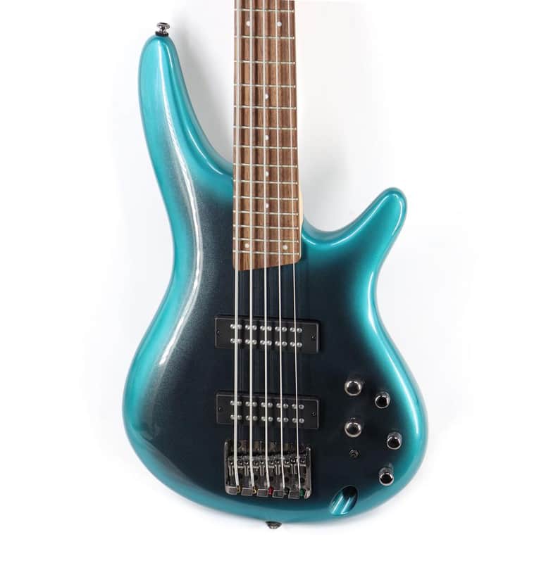 Ibanez Standard SR305E 5-String Electric Bass - Cerulean Aura Burst image 1