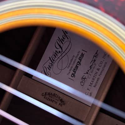 2021 Martin Custom Shop Aged Adirondack Wild Grain Rosewood back and sides image 4