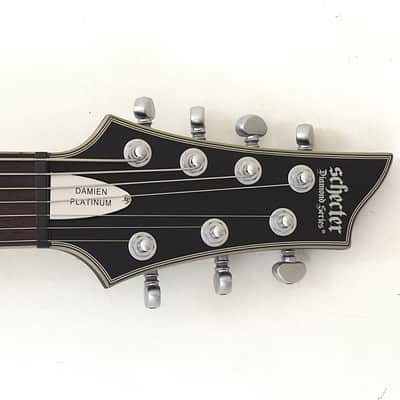 Schecter Damien Platinum-7 Guitar Satin Black B-Stock 0322 image 4