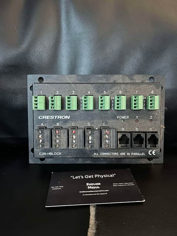 Crestron C2N-HBLOCK Multi-type Cresnet Distribution Block / 5 Connectors image 1